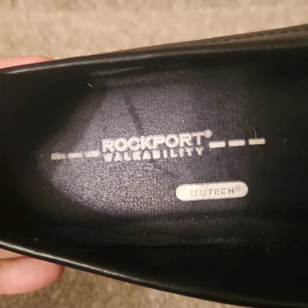 Rockport Men's Walkability Black Driving Loafers Size 8.5